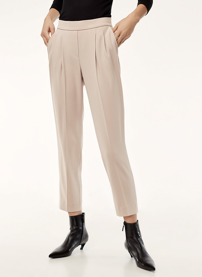 COHEN PANT TERADO - Cropped, pleated dress pant COHEN PANT TERADO - Cropped, pleated dress pant