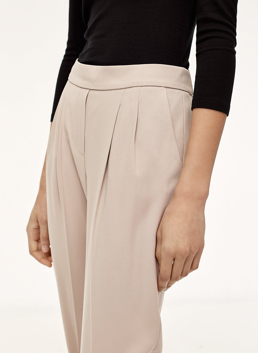 COHEN PANT TERADO - Cropped, pleated dress pant COHEN PANT TERADO - Cropped, pleated dress pant