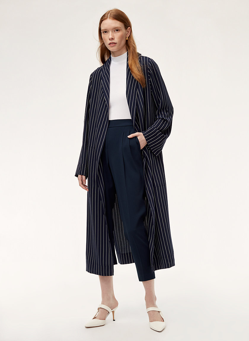 COHEN PANT - Cropped pleated dress pant