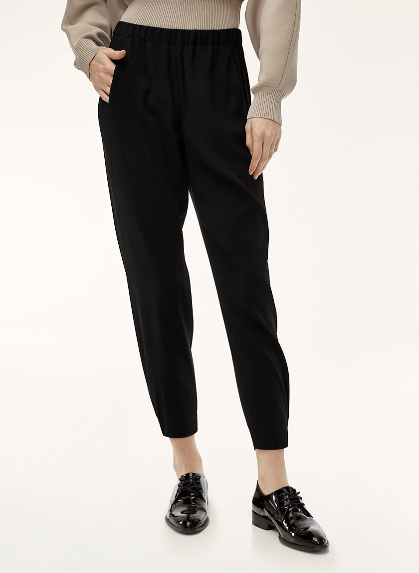 Looking for soft, professional, dark colored cigarette pants. Like ...