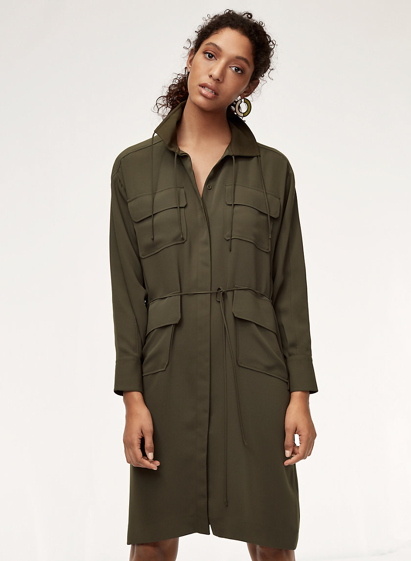 HOWITT DRESS - Utilitarian dress with pockets HOWITT DRESS - Utilitarian dress with pockets