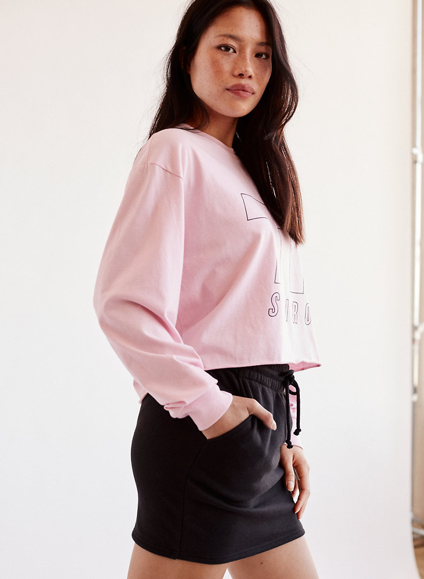 AGDEN T-SHIRT - Cropped, long-sleeve t-shirt AGDEN T-SHIRT - Cropped, long-sleeve t-shirt