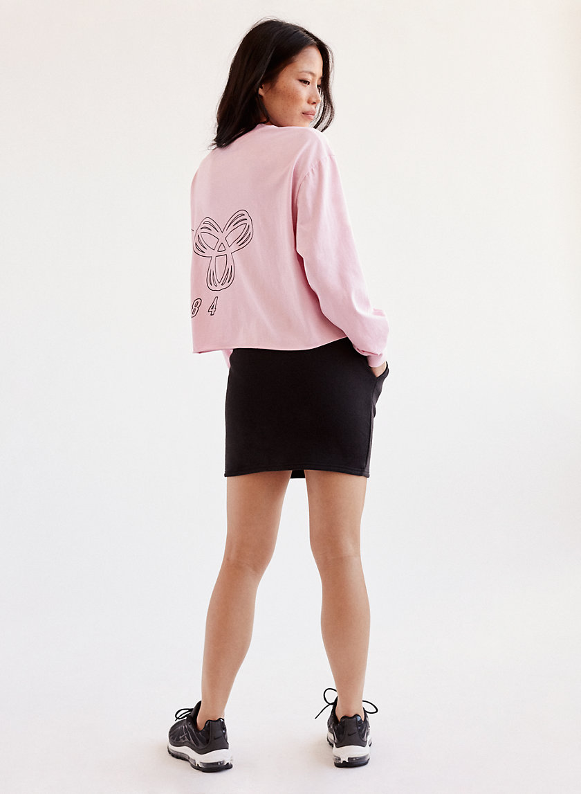 AGDEN T-SHIRT - Cropped, long-sleeve t-shirt AGDEN T-SHIRT - Cropped, long-sleeve t-shirt
