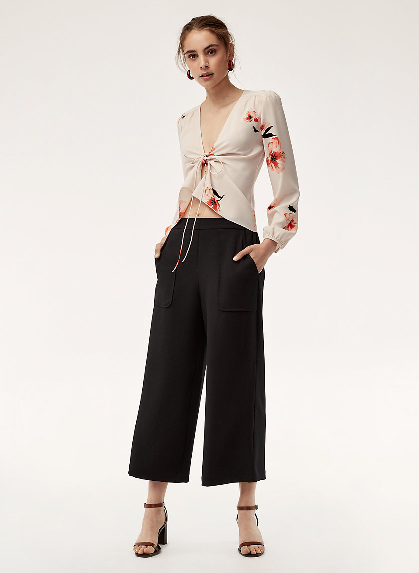 BOISSIER PANT - Cropped, wide-leg dress pant BOISSIER PANT - Cropped, wide-leg dress pant