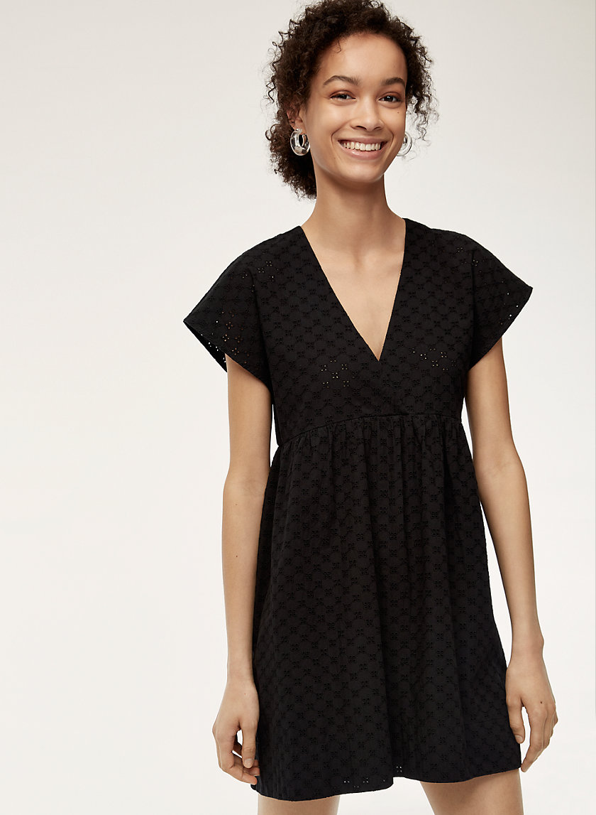 aritzia eyelet dress