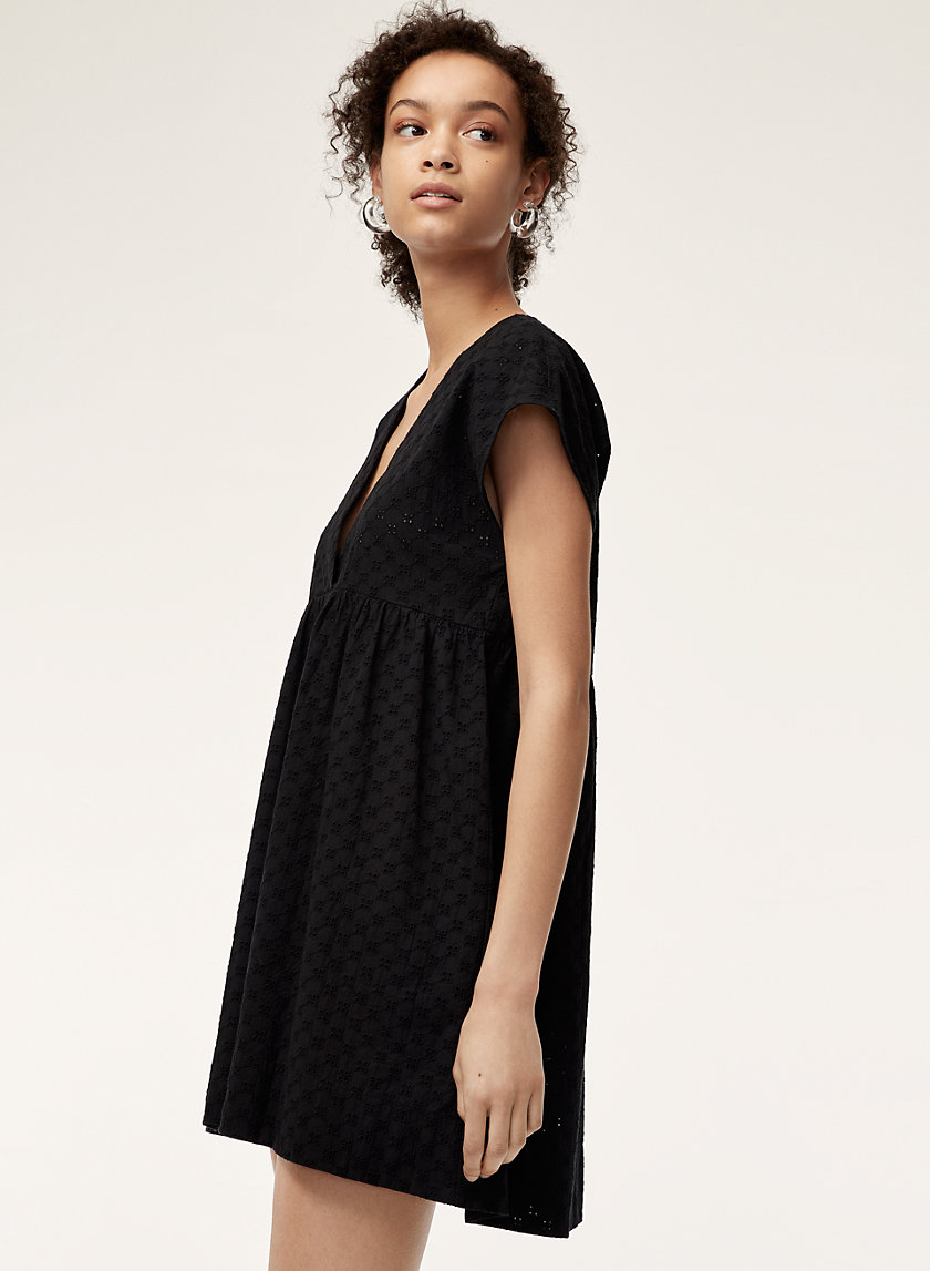 aritzia eyelet dress