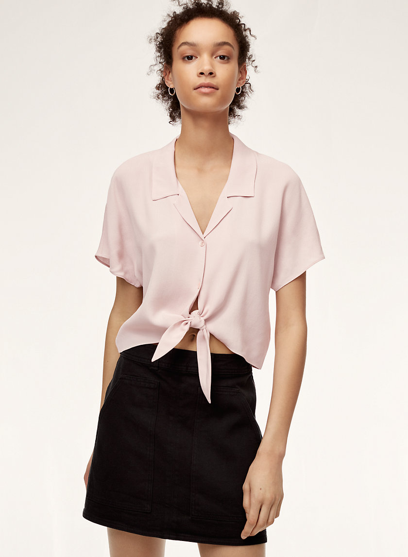 Wilfred Free THE TIE-FRONT BLOUSE | Aritzia CA