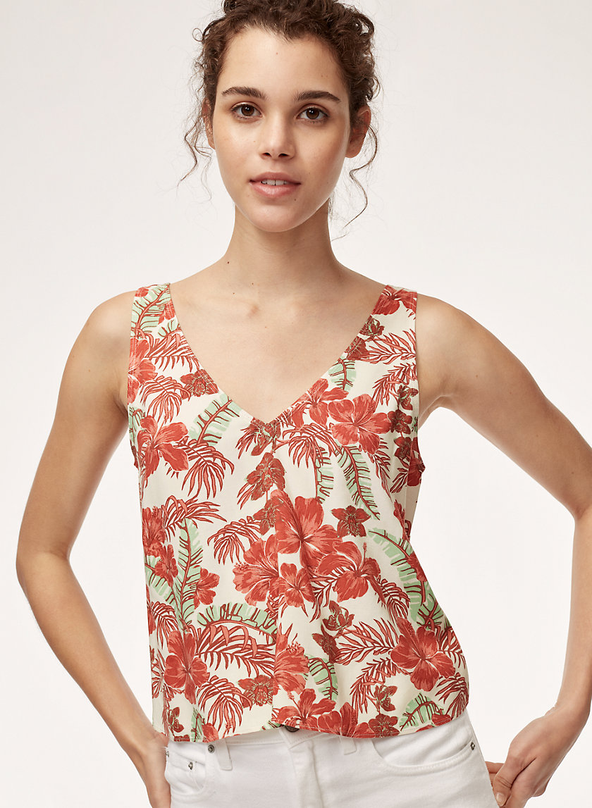 KEMPNER BLOUSE - Sleeveless, tie-back blouse KEMPNER BLOUSE - Sleeveless, tie-back blouse