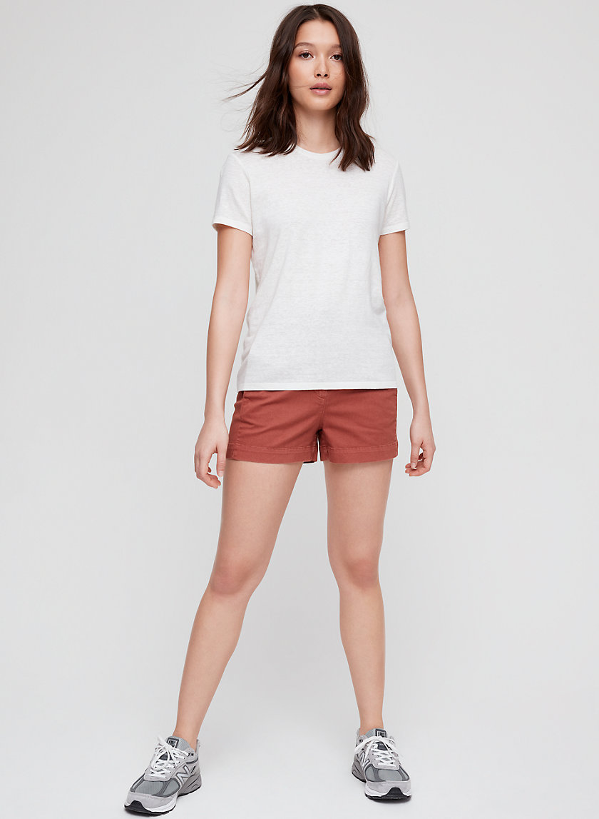 LAGARDE LINEN T-SHIRT - Linen-blend, crewneck t-shirt LAGARDE LINEN T-SHIRT - Linen-blend, crewneck t-shirt