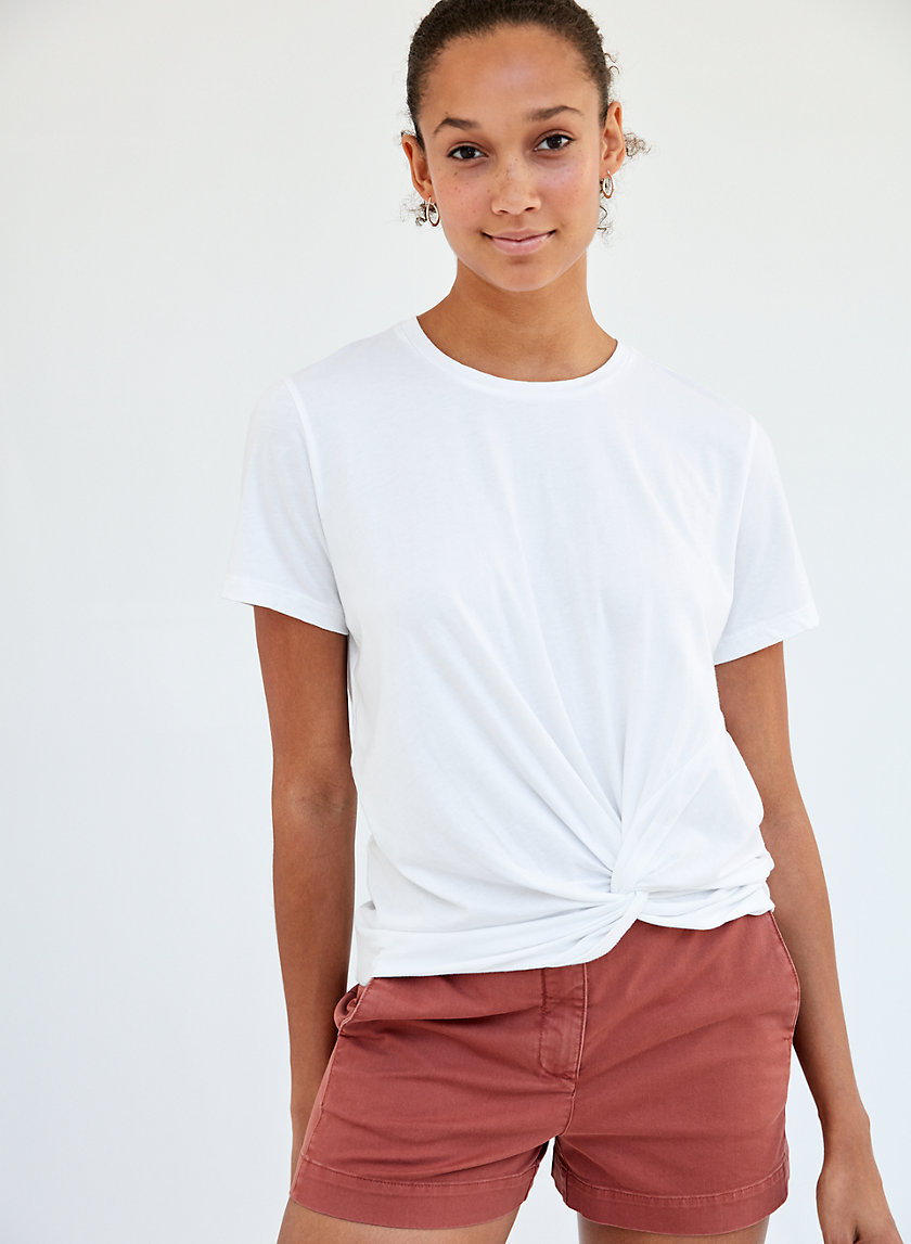 FOUNDATION KNOT TEE - Knotted t-shirt FOUNDATION KNOT TEE - Knotted t-shirt
