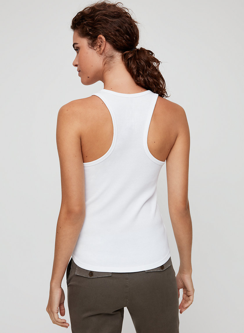 TAMSIN TANK - Ribbed Cotton Tank TAMSIN TANK - Ribbed Cotton Tank