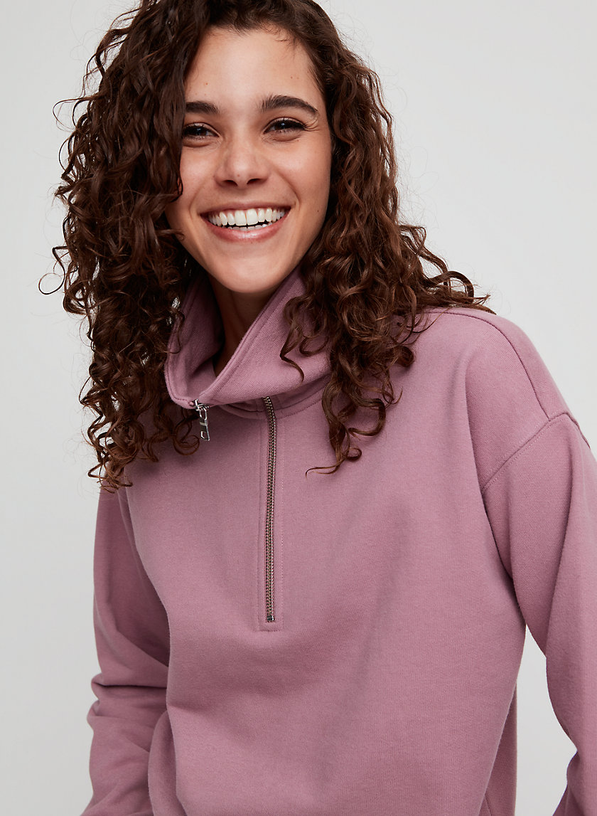 LORA SWEATSHIRT - Quarter-zip sweatshirt LORA SWEATSHIRT - Quarter-zip sweatshirt
