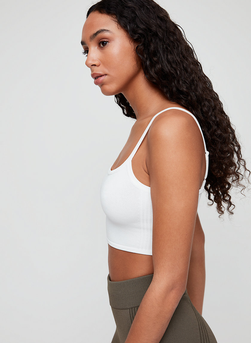 TINA KNIT TOP - Cropped, knit tank top TINA KNIT TOP - Cropped, knit tank top