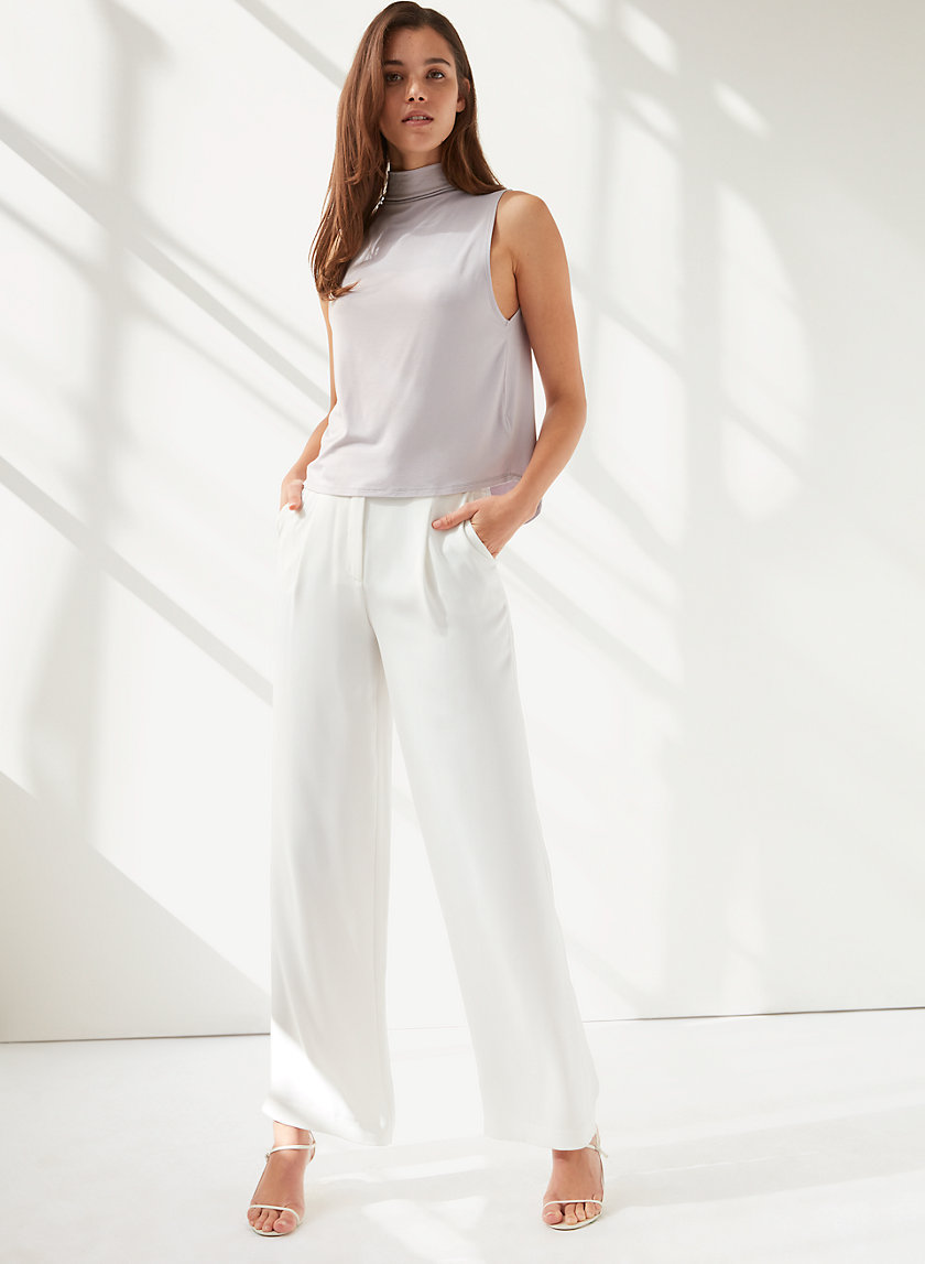 VINCE T-SHIRT - Mock-neck tank top VINCE T-SHIRT - Mock-neck tank top