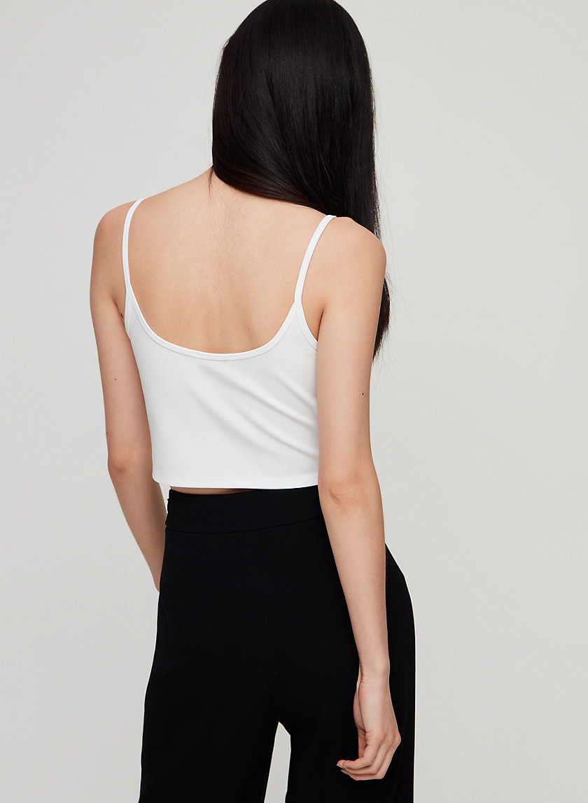 ALFIE TANK - Cropped, knotted front tank top ALFIE TANK - Cropped, knotted front tank top