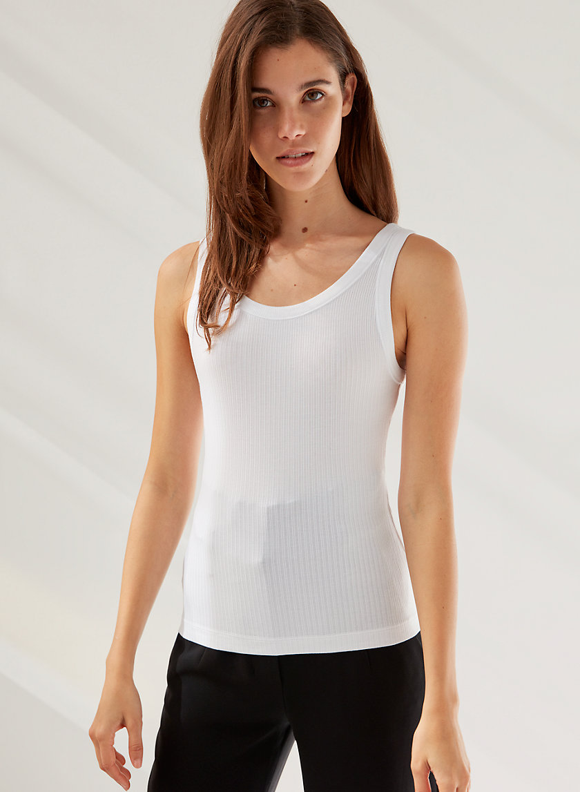BRANDON TANK - Ribbed tank top BRANDON TANK - Ribbed tank top
