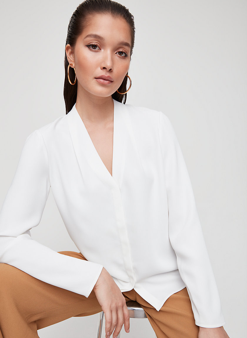Babaton AKIRA BLOUSE | Aritzia Babaton AKIRA BLOUSE | Aritzia