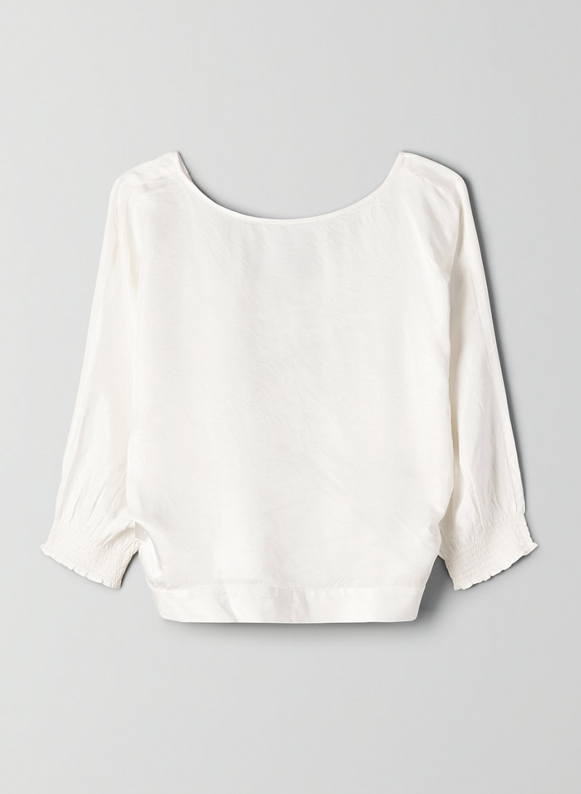 By Anthropologie Seamless Long-Sleeve Snap-Front Crop Top