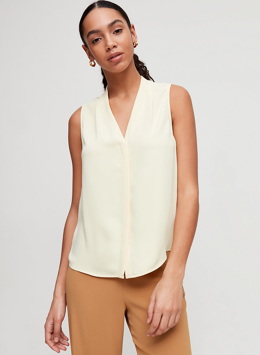 Babaton AKIRA BLOUSE SLVLS | Aritzia Babaton AKIRA BLOUSE SLVLS | Aritzia