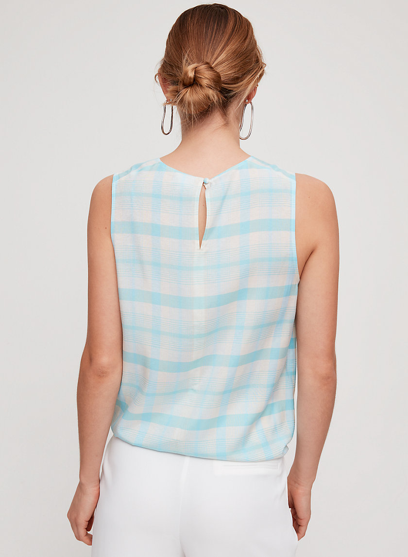 HOPKINS BLOUSE - Tie-Front Top HOPKINS BLOUSE - Tie-Front Top