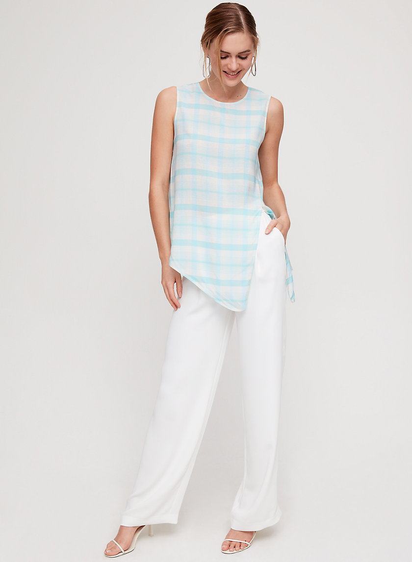 HOPKINS BLOUSE - Tie-Front Top HOPKINS BLOUSE - Tie-Front Top