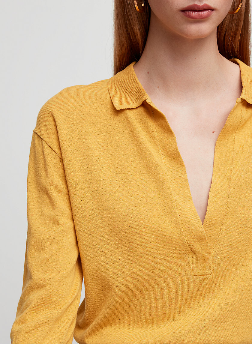 KENNY SWEATER - Knit polo sweater KENNY SWEATER - Knit polo sweater
