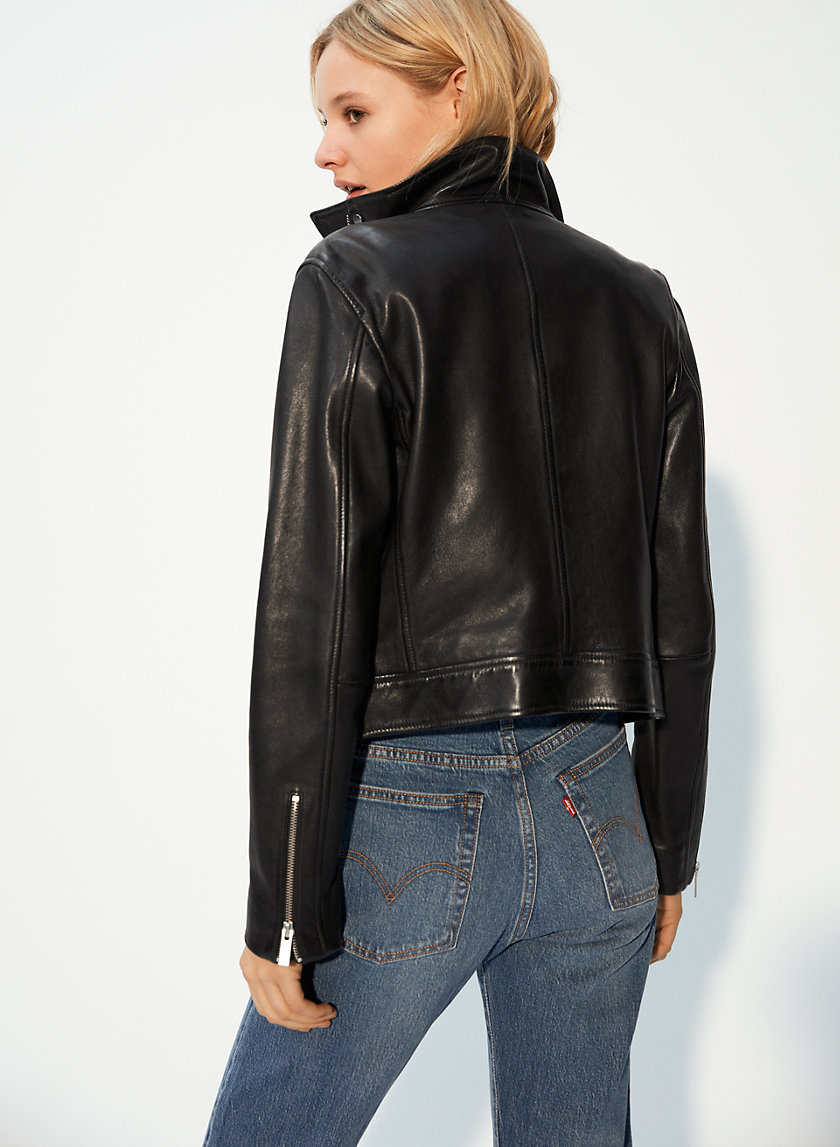 Leather Jackets For Women Aritzia Ca Jagger Leather Moto Jacket