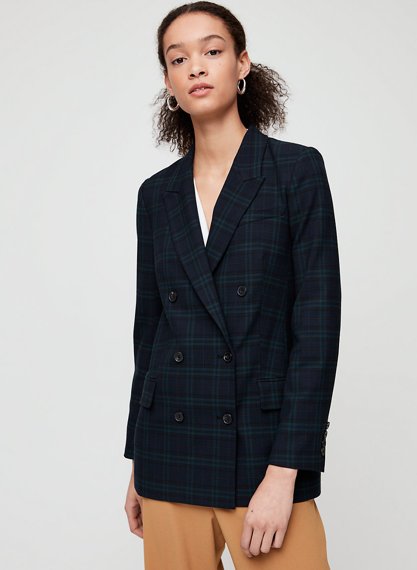 SAMUEL BLAZER - Plaid, double-breasted blazer SAMUEL BLAZER - Plaid, double-breasted blazer
