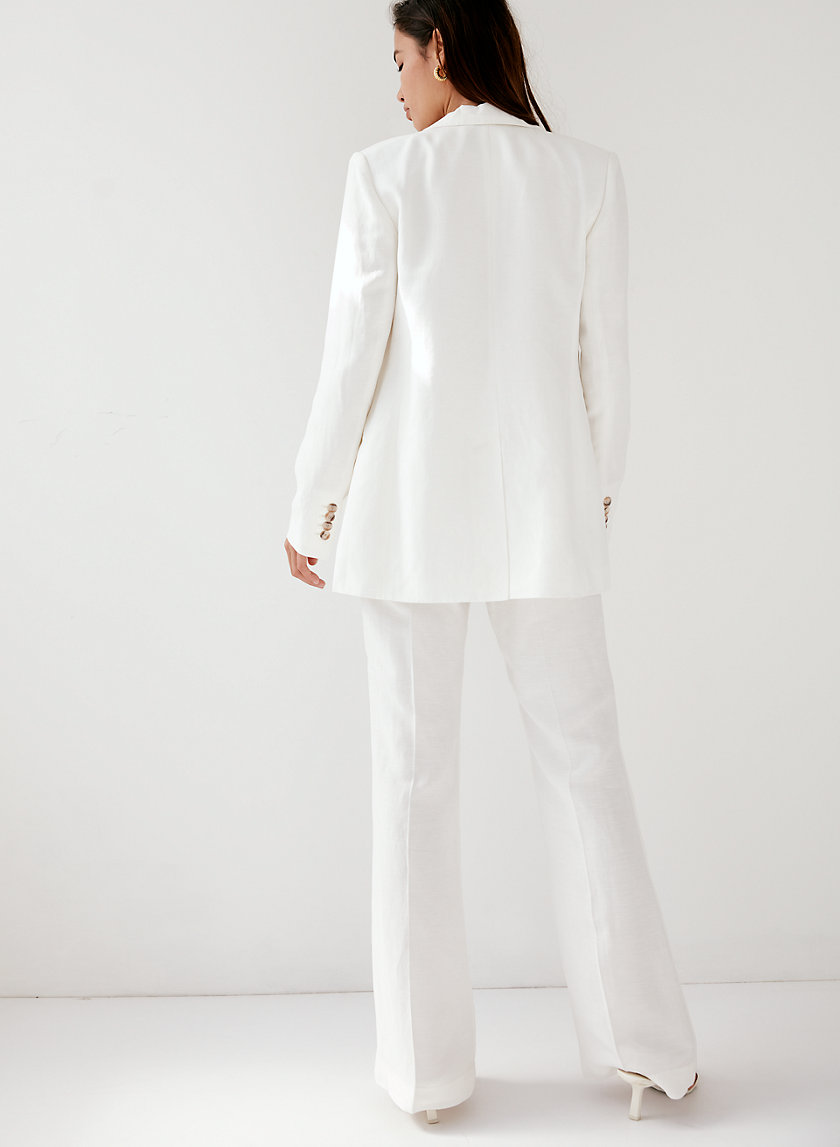 SAMUEL LINEN BLAZER - Double-breasted linen blazer SAMUEL LINEN BLAZER - Double-breasted linen blazer