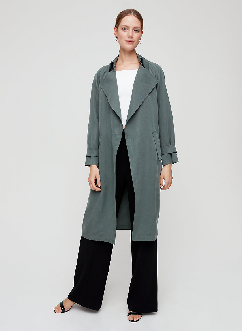 LAWSON TRENCH COAT - Open front, flowy trench coat LAWSON TRENCH COAT - Open front, flowy trench coat