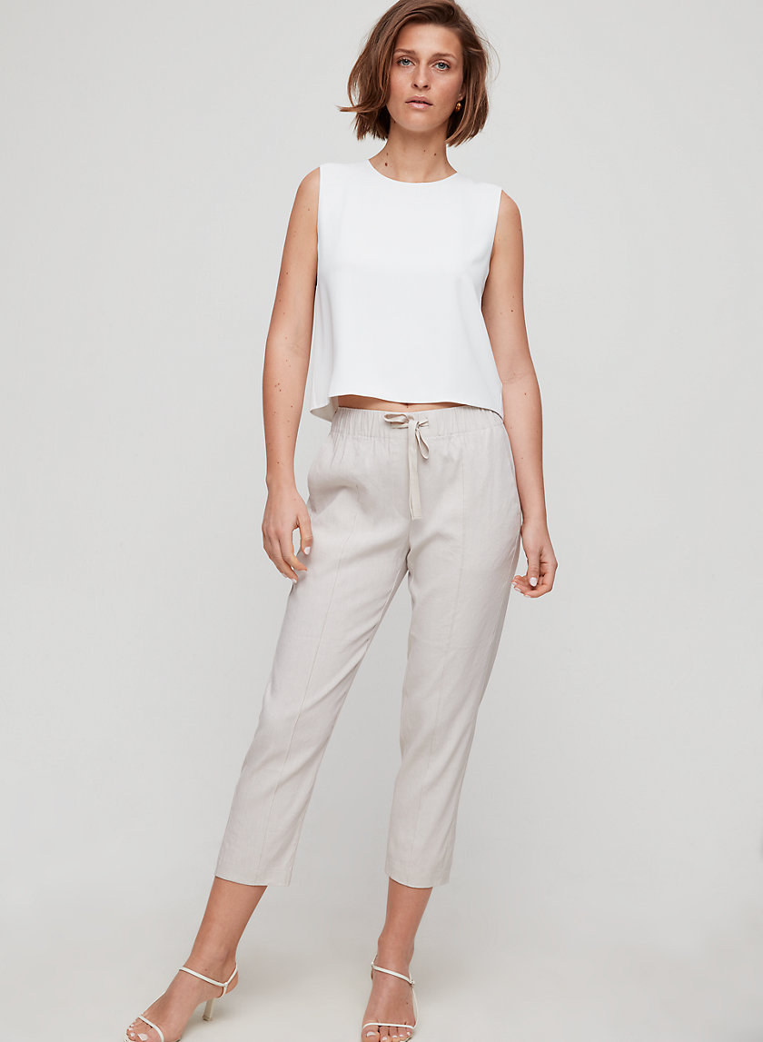 ERROL PANT - Linen-blend, drawstring pant ERROL PANT - Linen-blend, drawstring pant