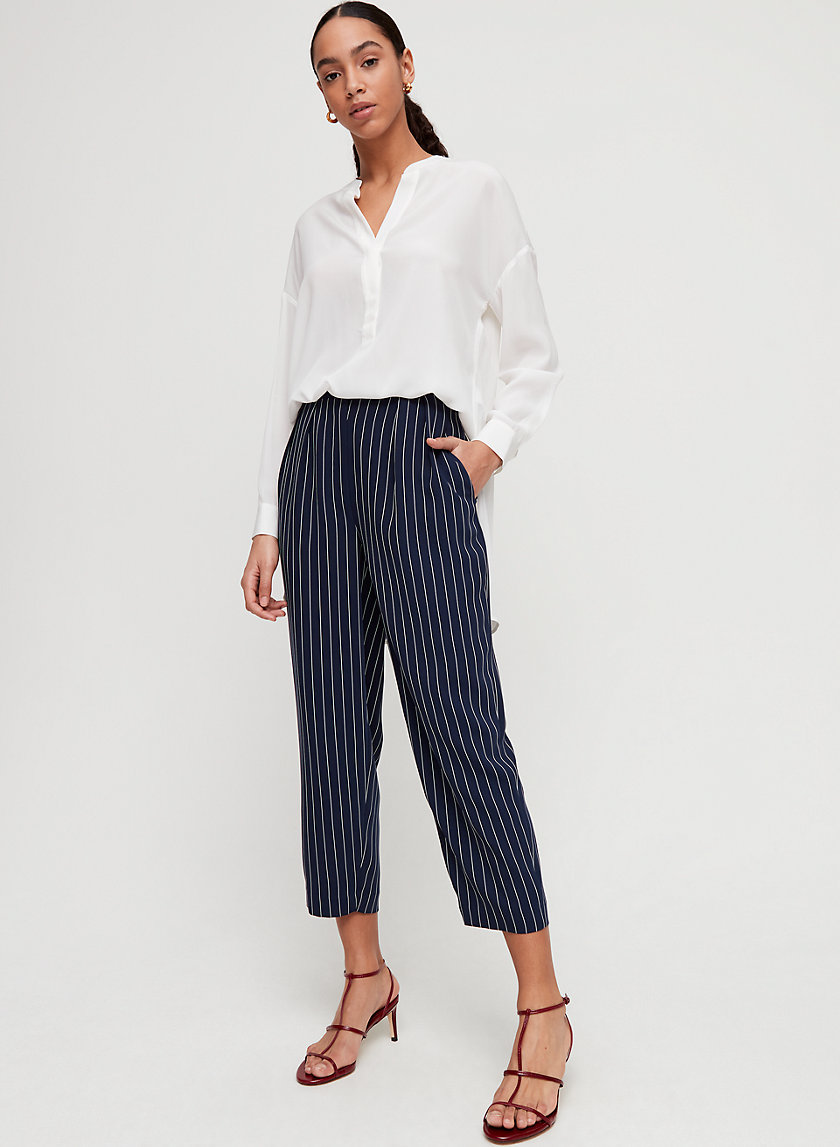 MODESTO PANT - Pinstripe, high-waisted trouser MODESTO PANT - Pinstripe, high-waisted trouser