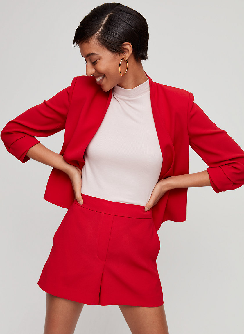 CONAN SHORT HIGH RISE - High-waisted trouser shorts CONAN SHORT HIGH RISE - High-waisted trouser shorts