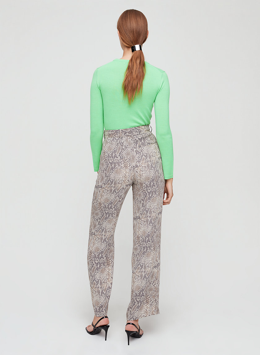 SADIKI PANT - Wide-leg snake print pant SADIKI PANT - Wide-leg snake print pant