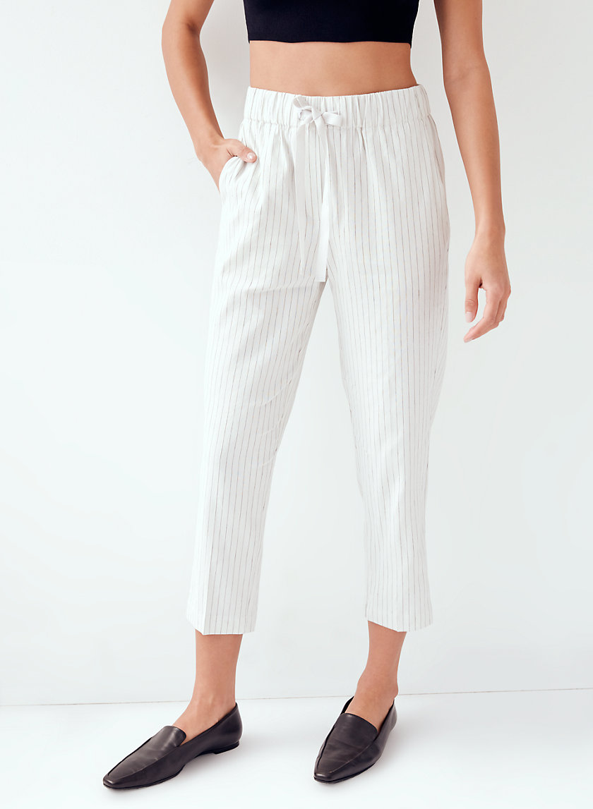 ERROL PANT - Striped, linen-blend pant ERROL PANT - Striped, linen-blend pant