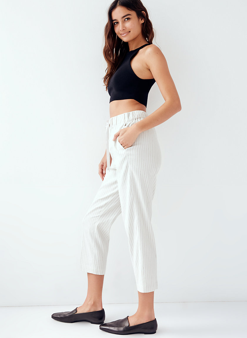 ERROL PANT - Striped, linen-blend pant ERROL PANT - Striped, linen-blend pant