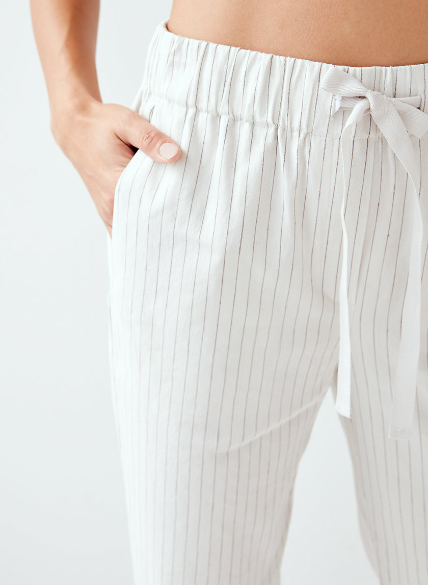 ERROL PANT - Striped, linen-blend pant ERROL PANT - Striped, linen-blend pant