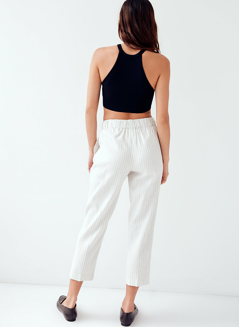 ERROL PANT - Striped, linen-blend pant ERROL PANT - Striped, linen-blend pant