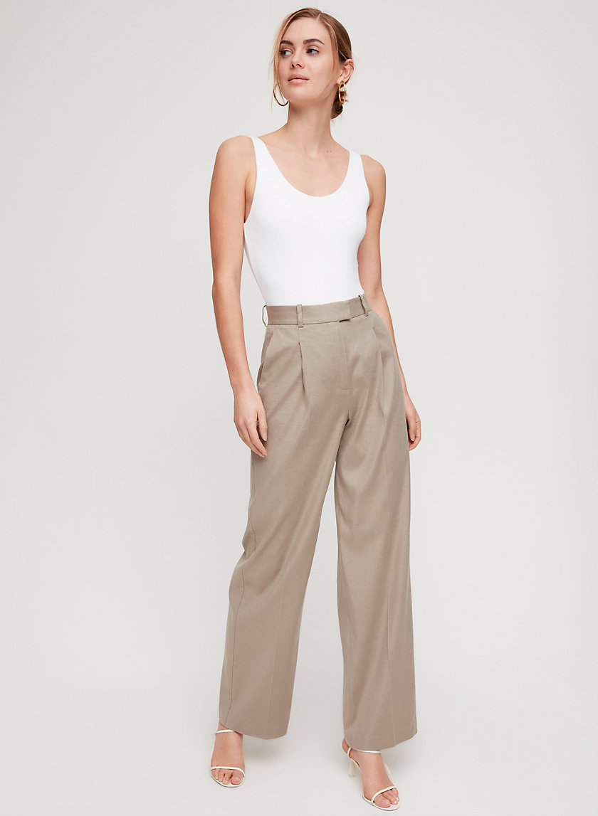 Babaton SADIKI LINEN PANT | Aritzia Babaton SADIKI LINEN PANT | Aritzia