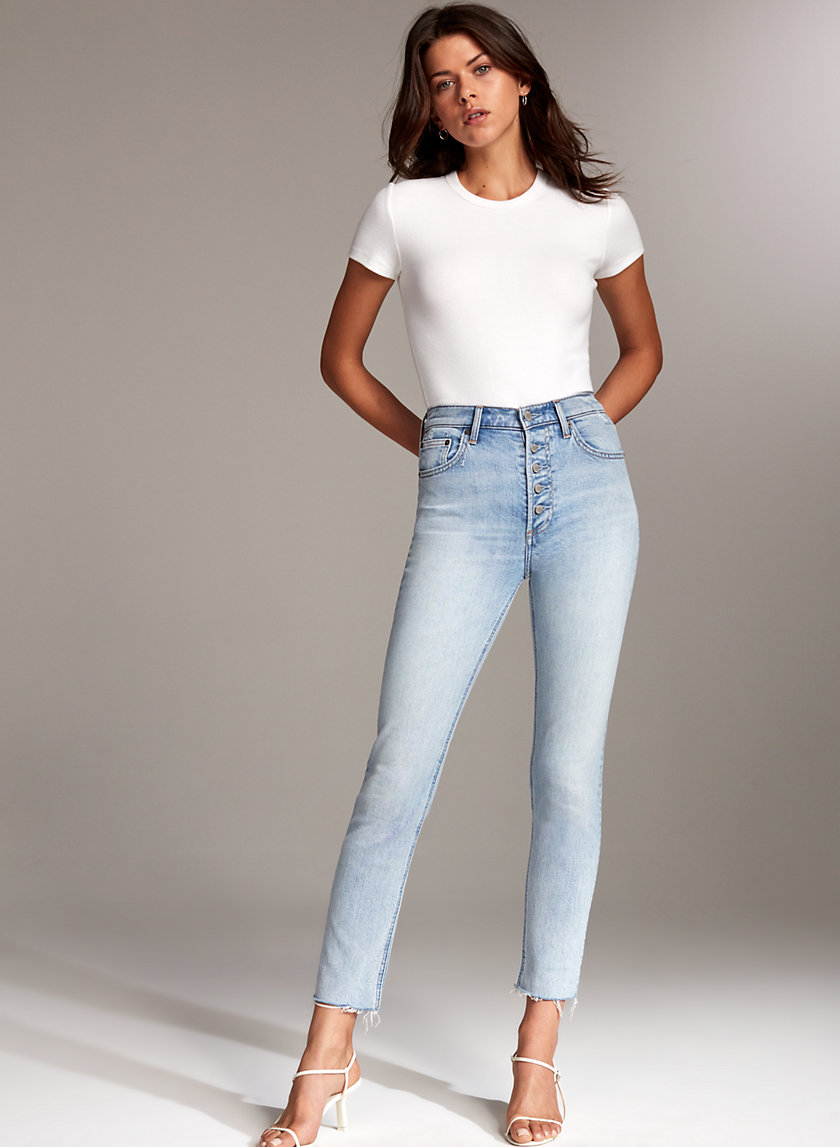 Denim Forum THE YOKO BUTTON | Aritzia Denim Forum THE YOKO BUTTON | Aritzia