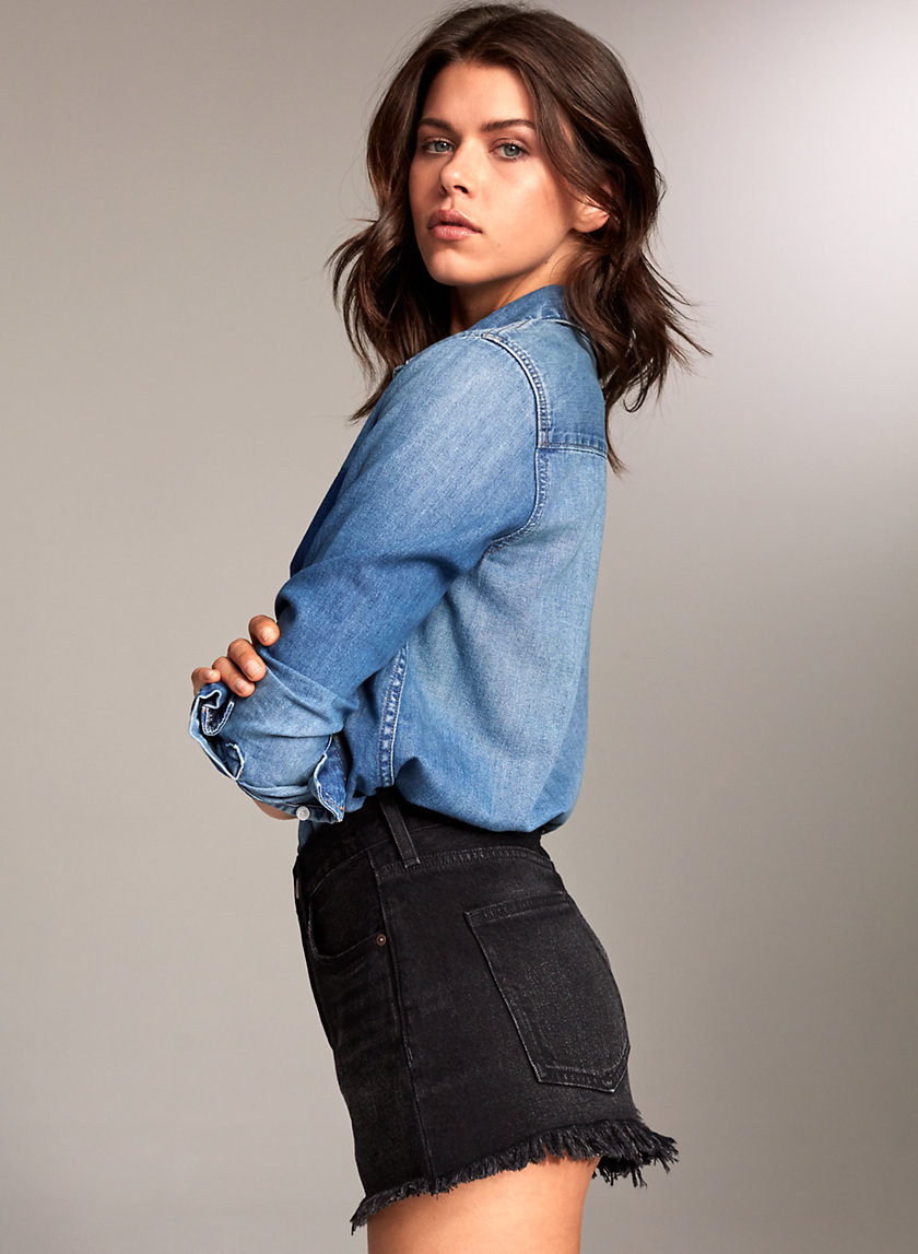 THE EX BOYFRIEND SHORT - Relaxed Denim Cut-Off Shorts THE EX BOYFRIEND SHORT - Relaxed Denim Cut-Off Shorts