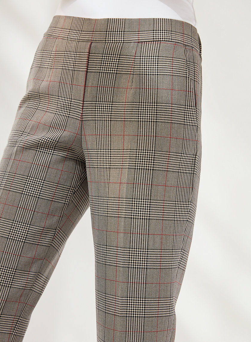 CONAN CHECK PANT - Cropped checked trousers CONAN CHECK PANT - Cropped checked trousers