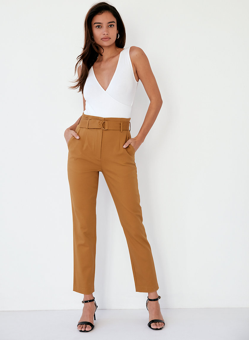 ZAYDEN PANT - High-waisted paper-bag pants ZAYDEN PANT - High-waisted paper-bag pants