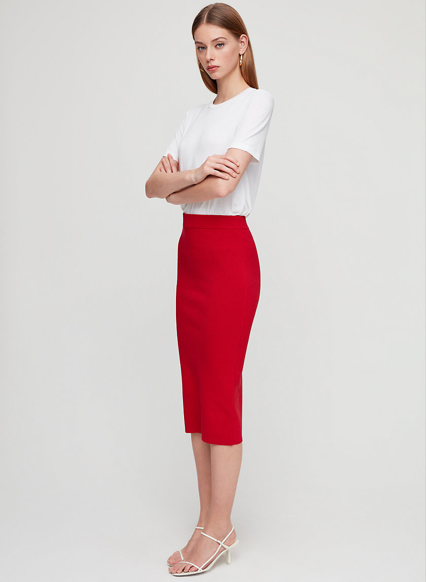 SCULPT KNIT TUBE SKIRT - Sculpting knit pencil skirt SCULPT KNIT TUBE SKIRT - Sculpting knit pencil skirt