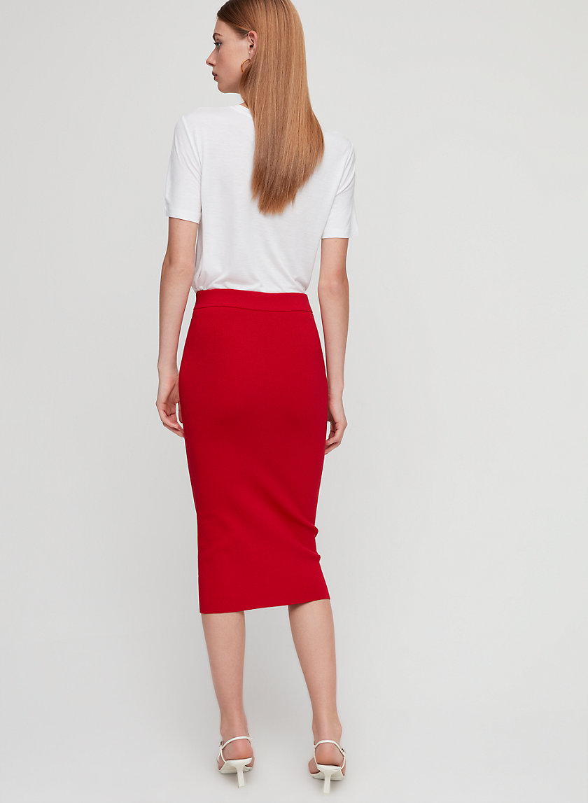 SCULPT KNIT TUBE SKIRT - Sculpting knit pencil skirt SCULPT KNIT TUBE SKIRT - Sculpting knit pencil skirt