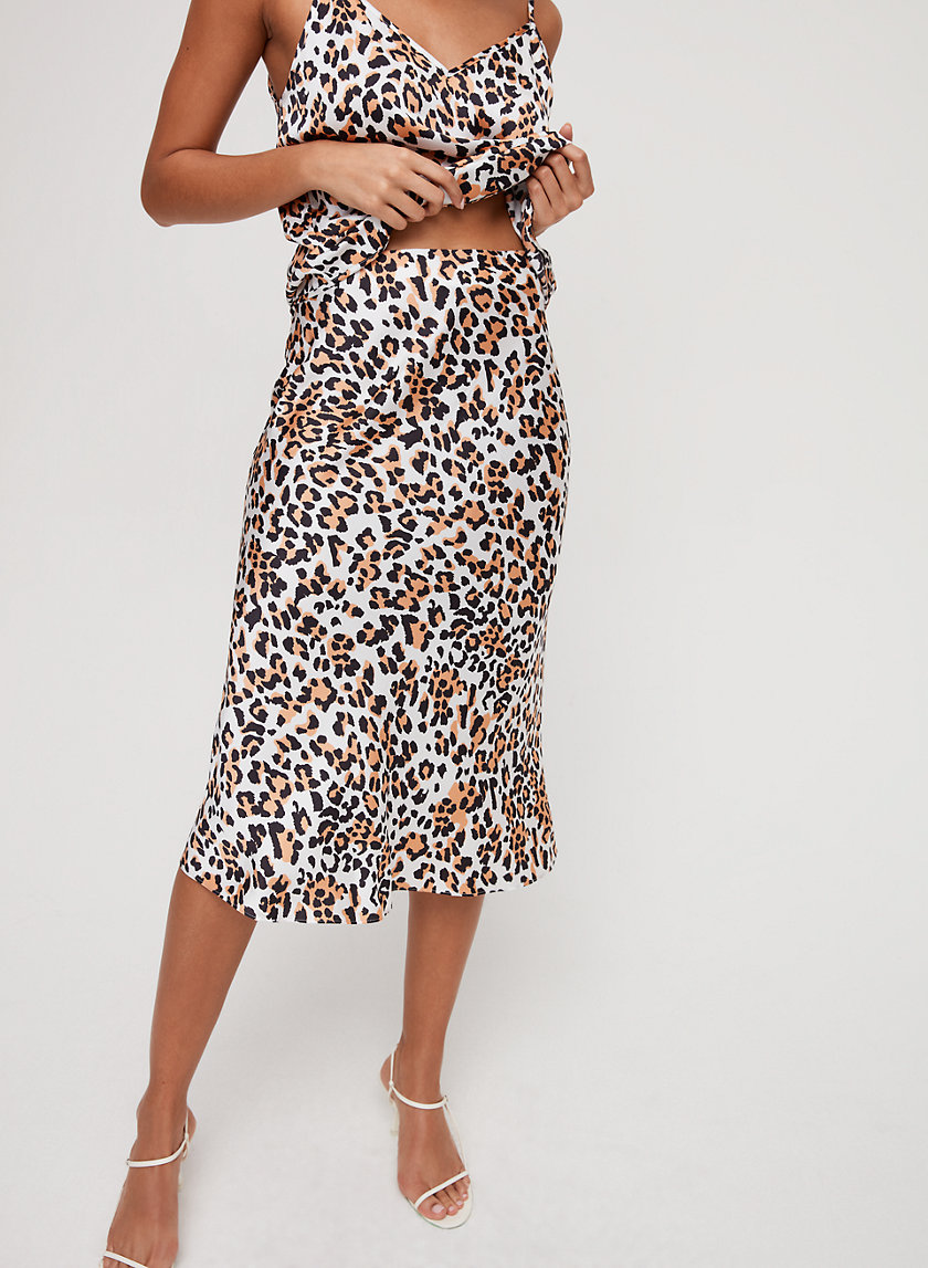 Babaton LEOPARD SLIP SKIRT | Aritzia Babaton LEOPARD SLIP SKIRT | Aritzia