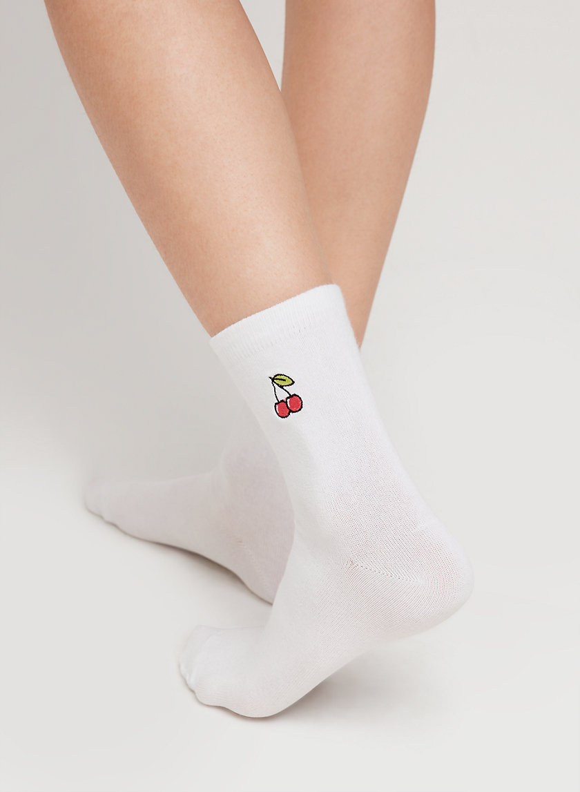 Main Character ICON HIGH ANKLE SOCK | Aritzia Main Character ICON HIGH ANKLE SOCK | Aritzia