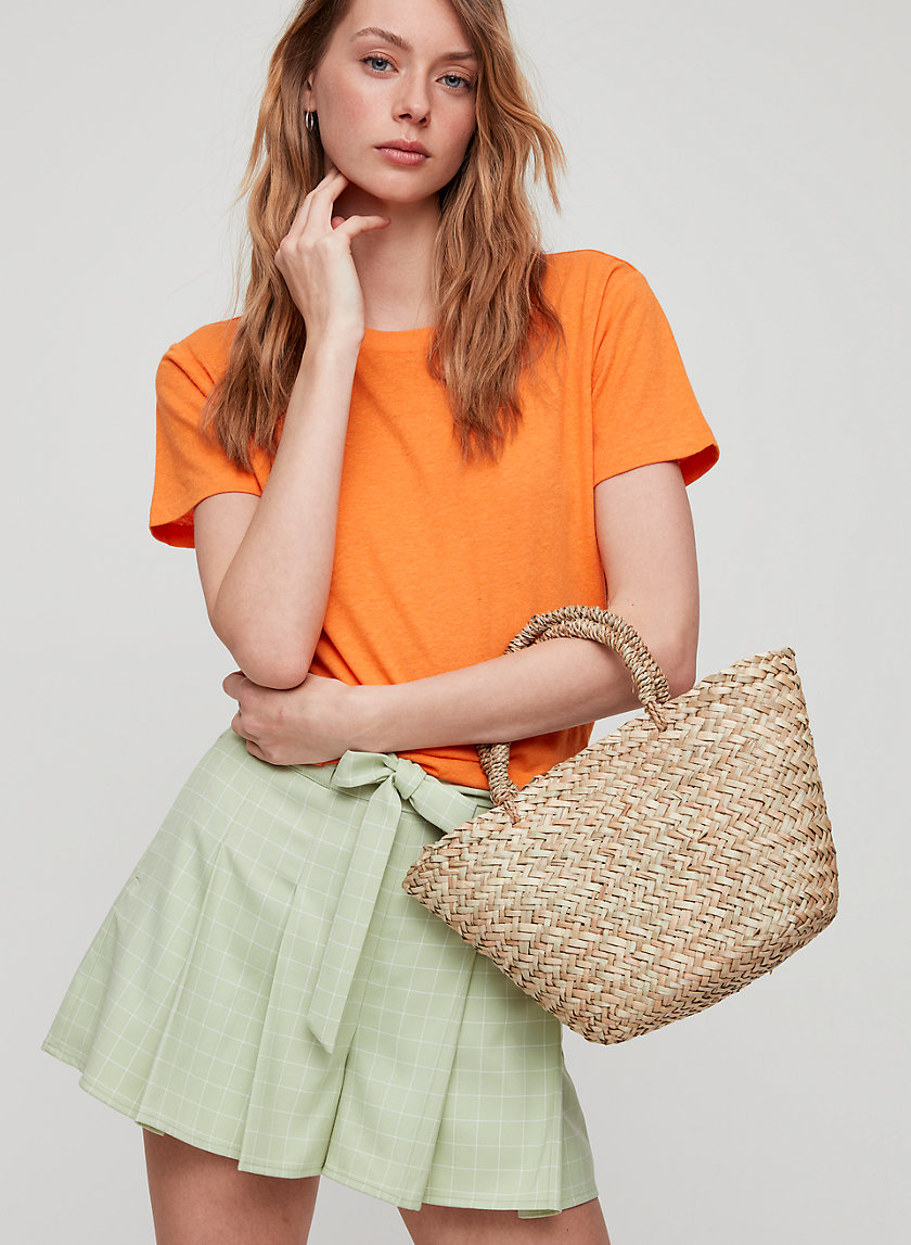 JAFAR TOTE - Straw basket tote JAFAR TOTE - Straw basket tote