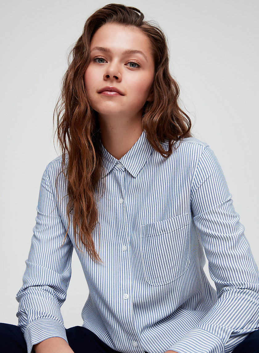 MONTANA BLOUSE - Striped button-down shirt MONTANA BLOUSE - Striped button-down shirt