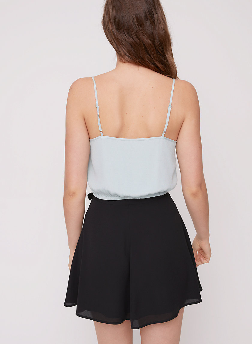 ANNA TANK - Cropped, lace-detailed camisole ANNA TANK - Cropped, lace-detailed camisole